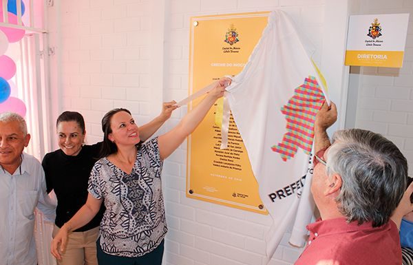 Educação inaugura creche a custo zero que abre vagas no b. Inocoop