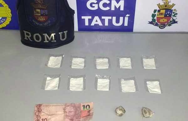 Militar e GCM registram média de 2,8 ocorrências de tráfico em Tatuí