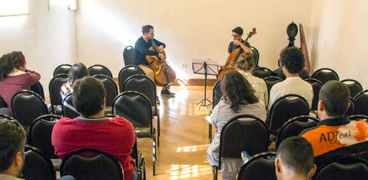 Encontro reúne violoncelistas no MHPS com meta de união