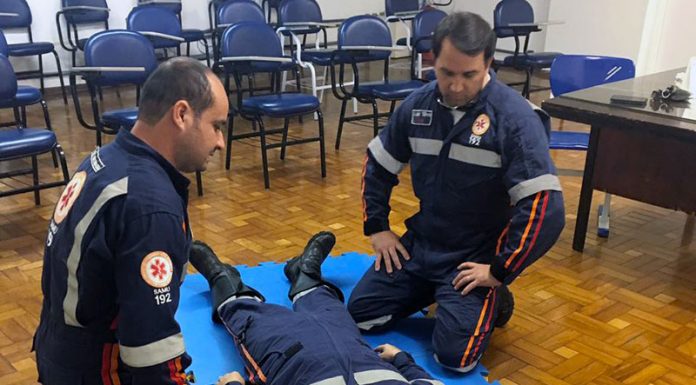 Samu capacita equipe de 31 profissionais em avaliações de traumas