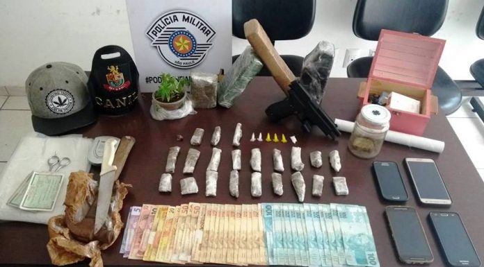 Polícia Militar apreende 2,5 quilos de maconha no Jardim Wanderley