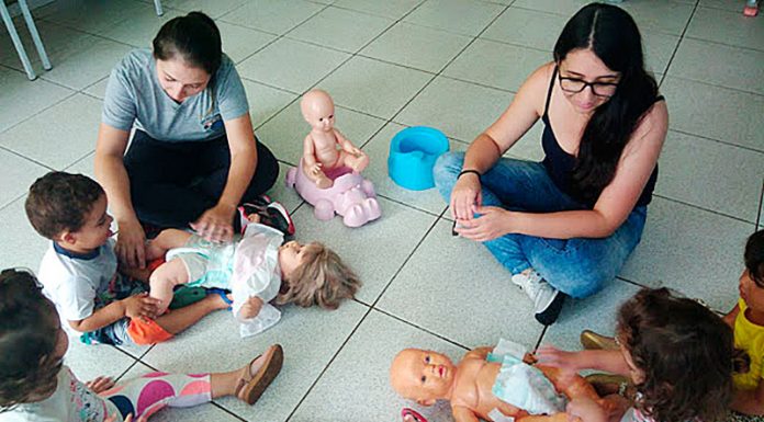 Creche municipal do Valinho promove o projeto ‘Desfralde’
