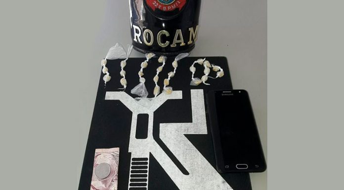 PM prende jovem de 24 anos sob acusação de tráfico de drogas