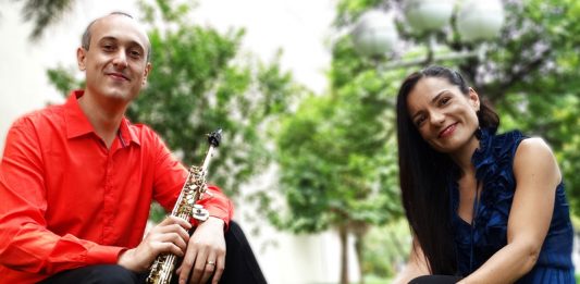 Recital de saxofone e piano é apresentado no Salão Villa-Lobos
