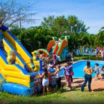 Alunos de escolinhas de base participam de evento para crianças