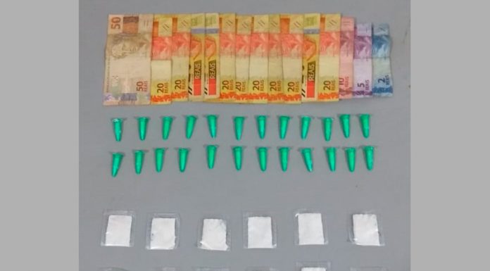 Dupla é detida com cocaína do tipo “Aricanduva” no Jardim Santa Rita