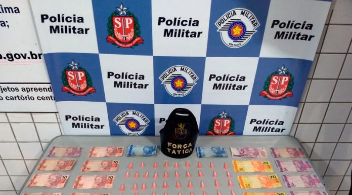 PM apreende adolescente de 17 anos acusado de tráfico de drogas na FMG