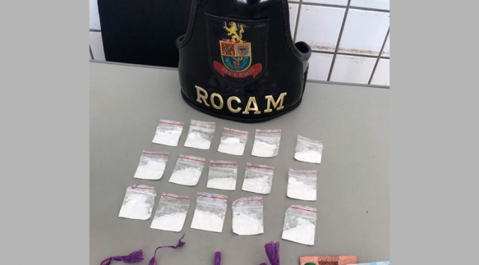 Casal é flagrado com porções de cocaína e crack no ‘T. Guedes’