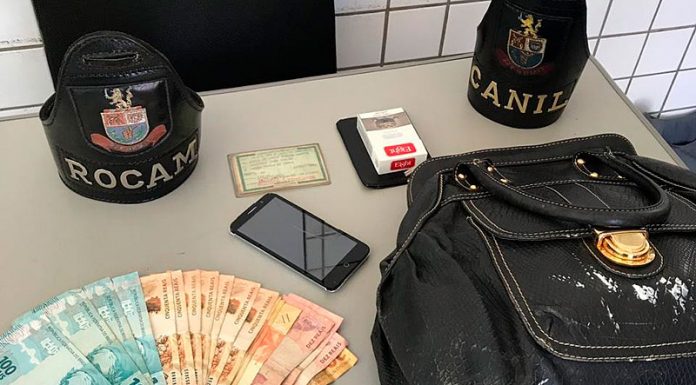 Rapaz é preso por furtar bolsa de mulher em ‘saída de banco’