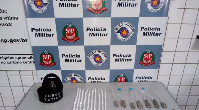 Jovem levanta suspeita após tentar fugir de viatura da PM e acaba preso