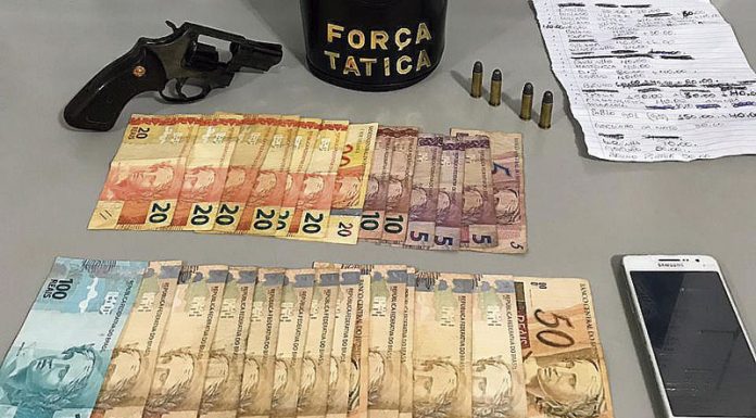 Homem flagrado com arma de fogo acaba preso na ‘Angélica’