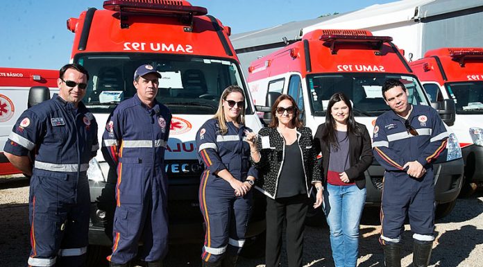 Ministério da Saúde entrega novas ambulâncias para o Samu de Tatuí