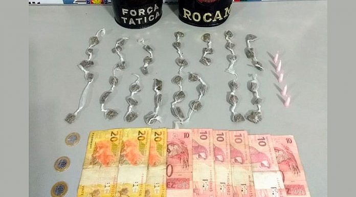 PM prende acusado de tráfico saindo de pasto na ‘Cristóvão’