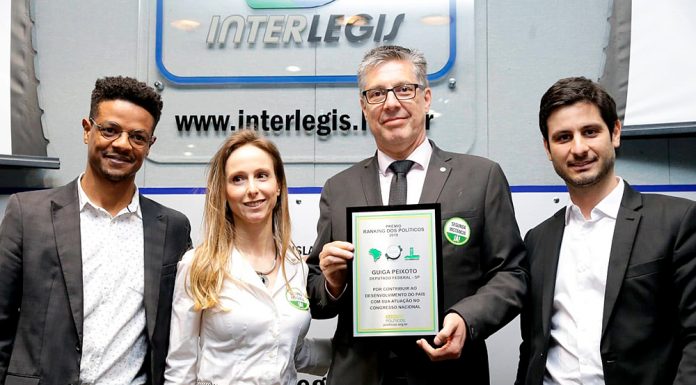 Guiga Peixoto ocupa 13º lugar no Ranking Nacional dos Políticos