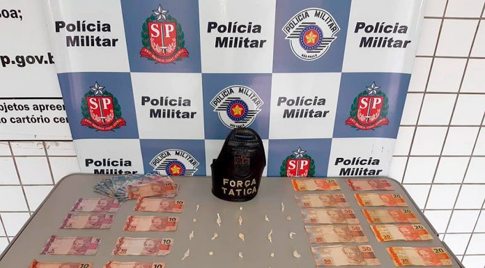PM recolhe 28 pedras de crack e R$ 660 em dinheiro na “VE”