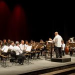 Banda Sinfônica Jovem do CDMCC estreia novo palco da Pça. da Santa