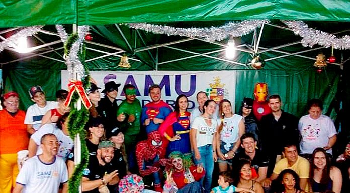 Samu arrecada doces para distribuir em carreata e festa de ação natalina