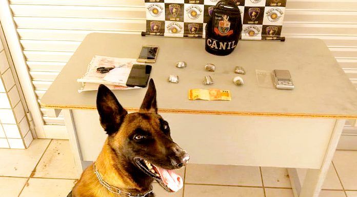 PM prende acusada de vender drogas na praça do Junqueira