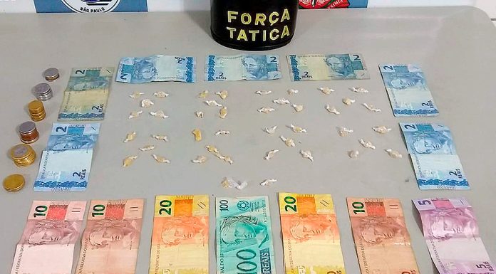 PM prende jovem suspeito de ‘expelir’ 14 papelotes de crack