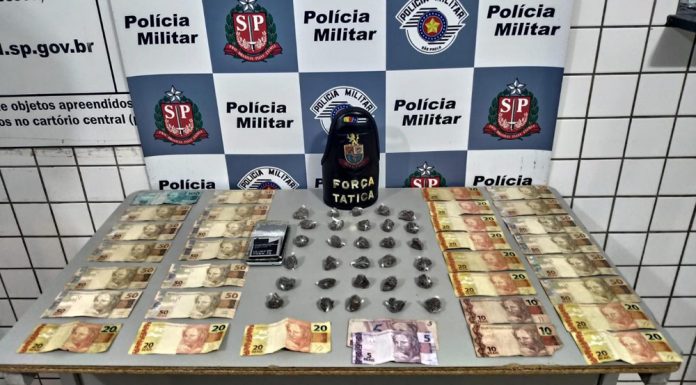 Autônomo é detido com 30 porções de maconha e R$ 1.200 no Jd. Lucila