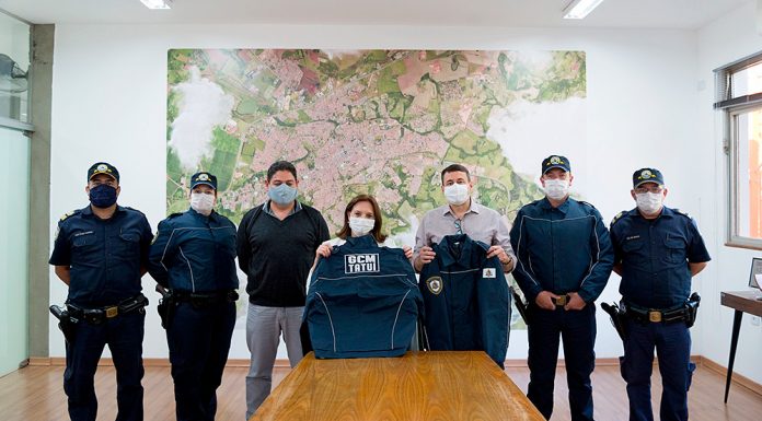 Guarda Civil Municipal recebe novos 150 agasalhos