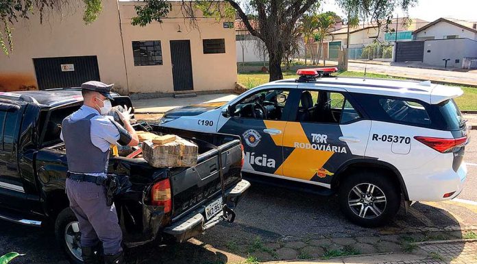 Homem é preso com mais de 205 quilos de maconha na SP-280