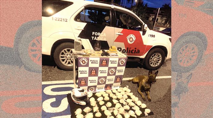 PM detém dois homens e apreende mais de 5,5 mil porções de drogas