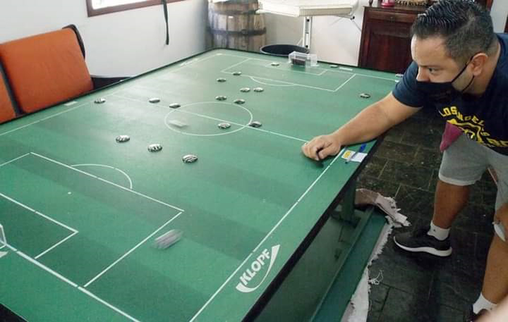 Time personalizado de futebol de botão (mesa)