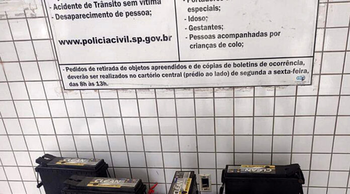 Presos 2 acusados de furto de baterias de torres de transmissão