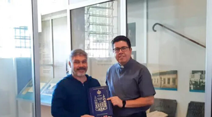 Documento de elevação da Matriz compõe reserva técnica de museu