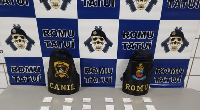 GCM de Tatuí atende vários flagrantes por tráfico em 1 semana