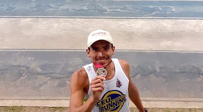 Corredor local ganha a primeira medalha como atleta federado