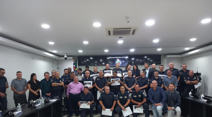 GCM promove a moção ‘Guarda do Mês’