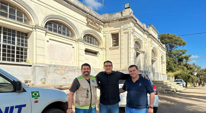 DNIT visita estação ferroviária de Tatuí em análise a futuro museu