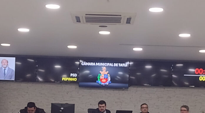 Câmara de Tatuí aprova R$ 339 mil em créditos adicionais