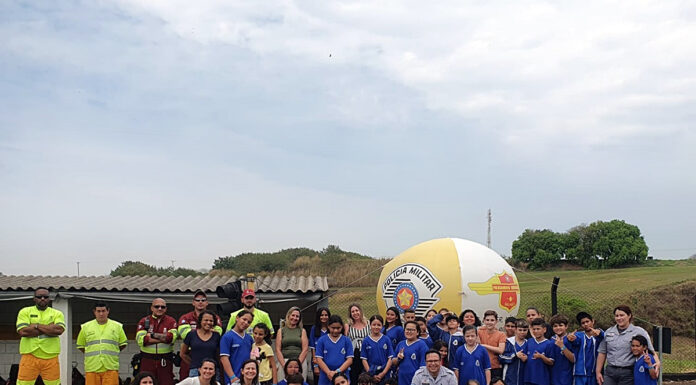 Polícia Rodoviária realiza ação educativa voltada a crianças