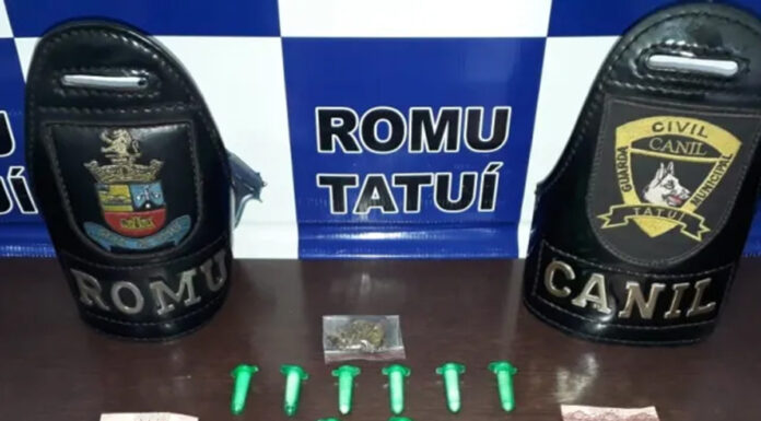 Em uma semana, CGM soma 4 crimes de tráfico em Tatuí