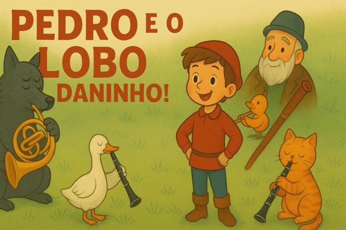 Espetáculo Pedro e o lobo daninho