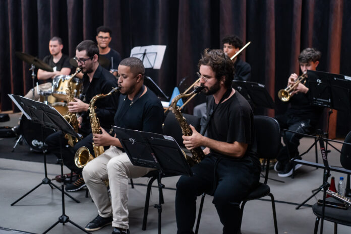 Música na Praça dia 25 de outubro de 2025 com o Jazz Combo Jovem do Conservatório de Tatuí_Foto Josué Mota_Arquivo do Conservatório de Tatuí