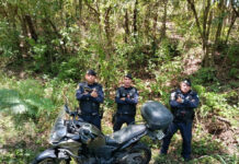 Moto furtada é localizada pela GCM de Tatuí em área verde do Jardim Paulista