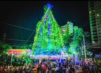 ‘Natal Encantado 2025’ em Tatuí tem abertura oficial na Praça da Santa