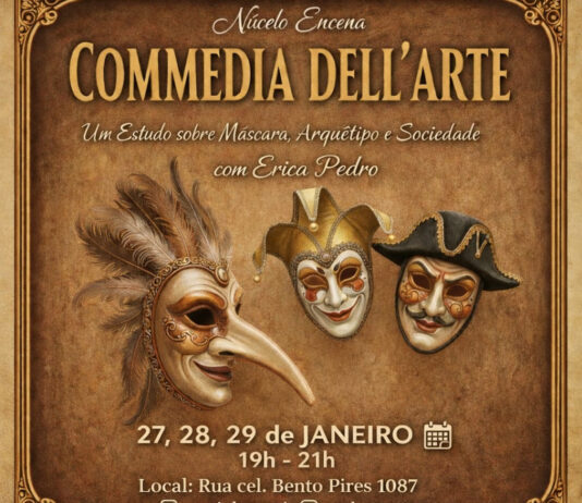 Workshop sobre Commedia Dell’Arte em Tatuí é ministrado por Érica Pedro