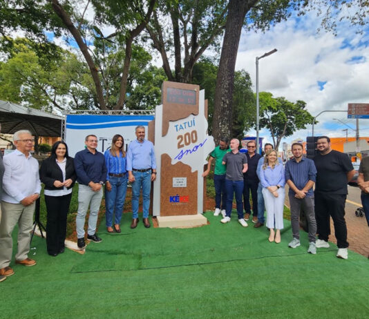 Lançado totem regressivo para os 200 anos de Tatuí