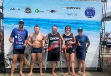 Tiago Rodrigues dos Santos, nadador tatuiano, ganha pódio na Travessia do Th5