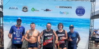 Tiago Rodrigues dos Santos, nadador tatuiano, ganha pódio na Travessia do Th5