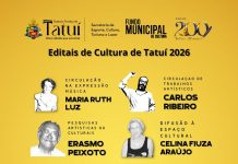 Prefeitura de Tatuí divulga resultado parcial dos editais municipais de cultura