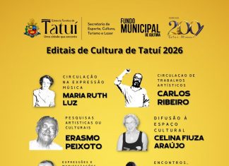 Prefeitura de Tatuí divulga resultado parcial dos editais municipais de cultura