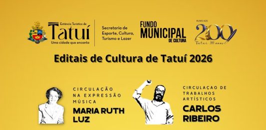 Prefeitura de Tatuí divulga resultado parcial dos editais municipais de cultura