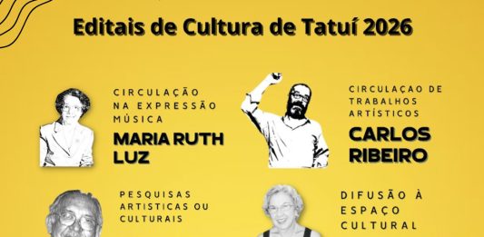 Prefeitura de Tatuí homologa resultado final dos seis editais municipais de cultura de 2026