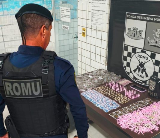 Guarda Municipal recolhe mais de 1.600 porções de drogas em Tatuí